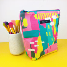Load image into Gallery viewer, 21st Party Large Deep Makeup Bag. Exclusive Design. - Kashzale Cosmetic Bags