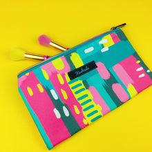 Load image into Gallery viewer, 21st Party Zipper Pouch, Travel Pouch.  Exclusive Design. - Kashzale Cosmetic Bags