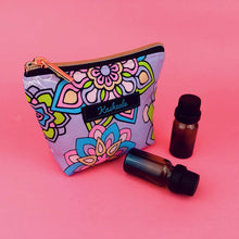 Load image into Gallery viewer, Mandala Magnifica Peach Medium Cosmetic Bag. Exclusive Design. - Kashzale Cosmetic Bags