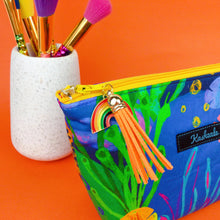Load image into Gallery viewer, Reef Rainbow Medium Cosmetic Bag. Kasey Rainbow Design. - Kashzale Cosmetic Bags