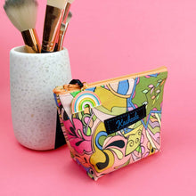 Load image into Gallery viewer, Pastel Abstract Small Makeup Bag. - Kashzale Cosmetic Bags