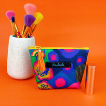 Load image into Gallery viewer, Reef Rainbow Small Makeup Bag.  Kasey Rainbow Design. - Kashzale Cosmetic Bags