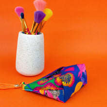 Load image into Gallery viewer, Reef Rainbow Small Makeup Bag.  Kasey Rainbow Design. - Kashzale Cosmetic Bags