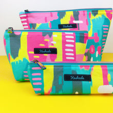 Load image into Gallery viewer, 21st Party Three Piece Makeup Bag Set. Exclusive Design. - Kashzale Cosmetic Bags