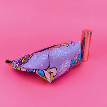 Load image into Gallery viewer, Mandala Magnifica Mauve Small Makeup Bag.  Exclusive Design. - Kashzale Cosmetic Bags