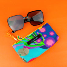 Load image into Gallery viewer, Reef Rainbow Sunglasses bag, glasses case. Kasey Rainbow Design - Kashzale Cosmetic Bags