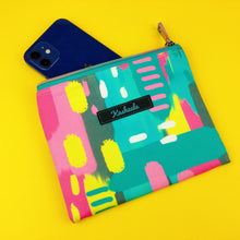 Load image into Gallery viewer, 21st Party Small Clutch, Small makeup bag. Exclusive Design. - Kashzale Cosmetic Bags