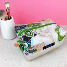 Load image into Gallery viewer, Shaping Country Large Box Cosmetic Bag. Holly Sanders Design.
