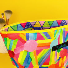 Load image into Gallery viewer, Confetti Large Makeup Bag. By Lordy Dordie Art
