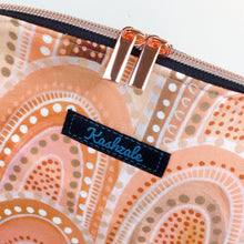 Load image into Gallery viewer, Sand Hills Double Zip Makeup Bag. Design by Holly Sanders
