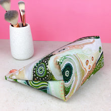 Load image into Gallery viewer, Shaping Country Large Makeup Bag. Holly Sanders Design.
