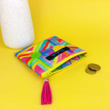 Load image into Gallery viewer, Confetti Coin Purse. By Lordy Dordie Art
