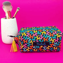 Load image into Gallery viewer, Balloon Animals Medium Box Makeup Bag.
