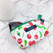 Load image into Gallery viewer, Cherry Sunglasses bag, glasses case.
