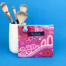 Load image into Gallery viewer, Women&#39;s Journey Coin Purse. By Aboriginal Artist Debbie Scott
