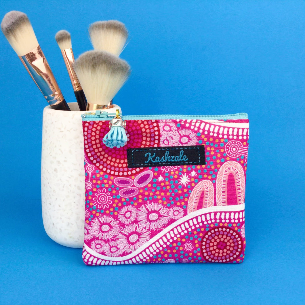 Women's Journey Coin Purse. By Aboriginal Artist Debbie Scott