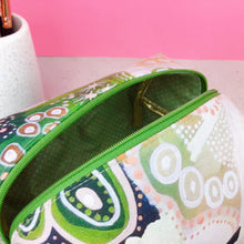 Load image into Gallery viewer, Shaping Country Large Box Cosmetic Bag. Holly Sanders Design.
