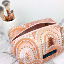 Load image into Gallery viewer, Holly Sanders Sand Hills Large Box Cosmetic Bag
