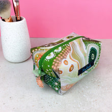Load image into Gallery viewer, Shaping Country Medium Box Makeup Bag.  Holly Sanders Design.

