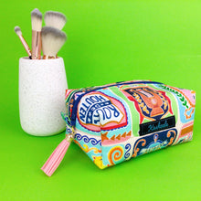 Load image into Gallery viewer, Tarot Time Medium Box Makeup Bag.
