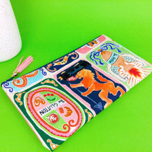 Load image into Gallery viewer, Tarot Time Zipper Pouch, Travel Pouch.
