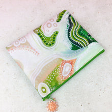 Load image into Gallery viewer, Shaping Country Small Clutch, Small makeup bag. Holly Sanders Design.
