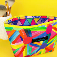 Load image into Gallery viewer, Confetti Medium Cosmetic Bag. By Lordy Dordie Art
