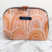 Load image into Gallery viewer, Sand Hills Double Zip Makeup Bag. Design by Holly Sanders
