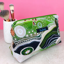 Load image into Gallery viewer, Shaping Country Medium Makeup Bag.  Holly Sanders Design.
