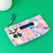 Load image into Gallery viewer, Pink Pandas Sunglasses bag, glasses case. Pink Glasses Case - Kashzale Cosmetic Bags
