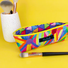 Load image into Gallery viewer, Confetti Makeup Brush Bag. Lordy Dordie Art Design.
