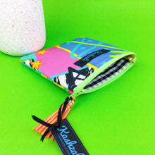 Load image into Gallery viewer, Tropical 80’s Party Coin Purse.

