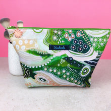 Load image into Gallery viewer, Shaping Country Large Makeup Bag. Holly Sanders Design.
