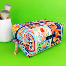 Load image into Gallery viewer, Tarot Time Large Box Cosmetic Bag.
