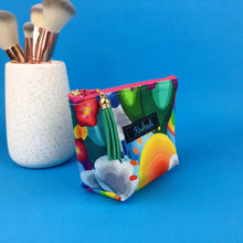 Load image into Gallery viewer, Rainbow Land Small Makeup Bag.  Kasey Rainbow Design. - Kashzale Cosmetic Bags
