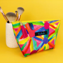 Load image into Gallery viewer, Confetti Medium Cosmetic Bag. By Lordy Dordie Art
