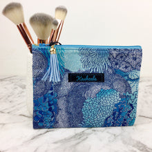 Load image into Gallery viewer, Coral Reef Small Clutch, Small makeup bag. Design by The Scenic Route.
