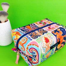 Load image into Gallery viewer, Tarot Time Large Box Cosmetic Bag.
