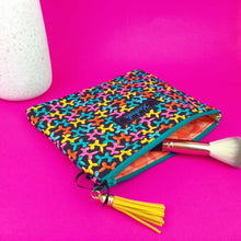 Load image into Gallery viewer, Balloon Animals Small Clutch, Small makeup bag.
