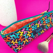 Load image into Gallery viewer, Balloon Animals Makeup Brush Bag.
