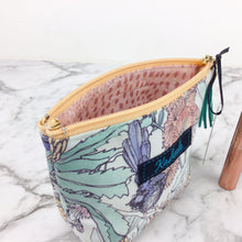 Load image into Gallery viewer, Native Flora and Fauna Small Makeup Bag.  Design by The Scenic Route
