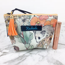 Load image into Gallery viewer, Pygmy Possum Small Makeup Bag.  Design by The Scenic Route
