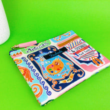 Load image into Gallery viewer, Tarot Time Small Clutch, Small makeup bag.
