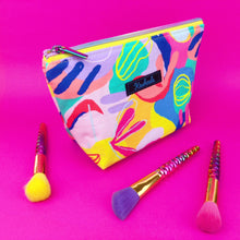 Load image into Gallery viewer, Disco Medium Cosmetic Bag. World of Mik Design.
