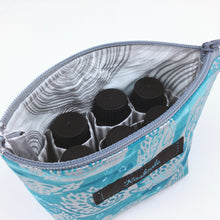 Load image into Gallery viewer, Silver Swans Essential Oil Bag,  Six Bottle Bag.
