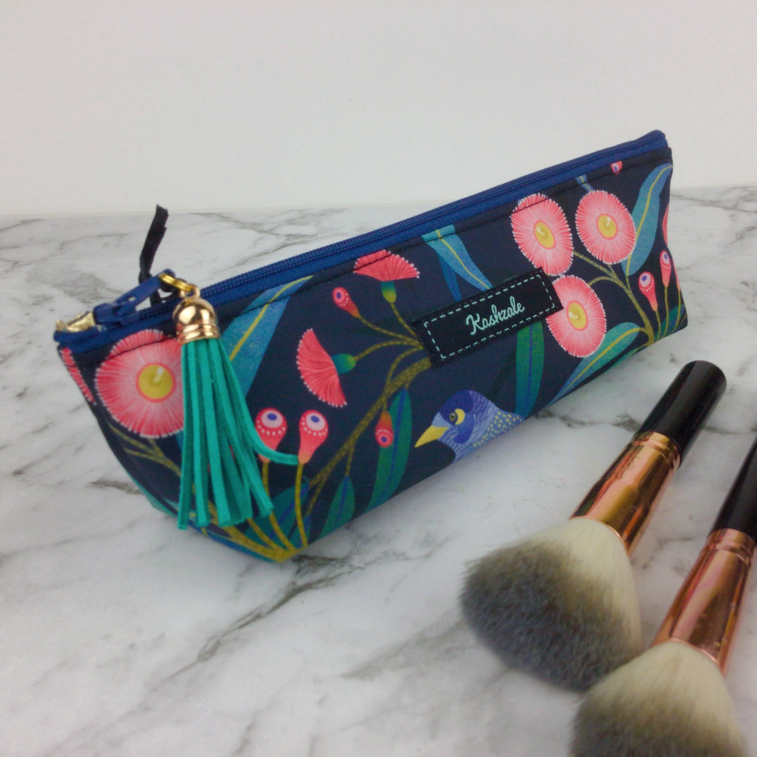 Blossom Bird Makeup Brush Bag.