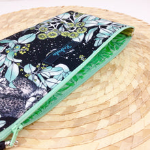 Load image into Gallery viewer, Nocturnal Zipper Pouch, Travel Pouch.  Design by The Scenic Route.
