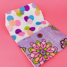 Load image into Gallery viewer, Mandala Magnifica Mauve Essential Oil Roller Pouch, 3 roller pouch. Exclusive Design.
