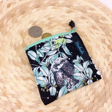 Load image into Gallery viewer, Nocturnal Coin Purse. Design by The Scenic Route.
