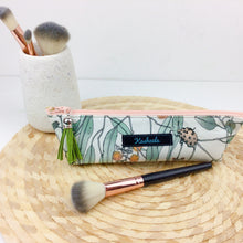 Load image into Gallery viewer, Endangered Species Makeup Brush Bag. Design by The Scenic Route.
